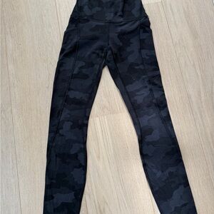lululemon athletica Black Camouflage Leggings
